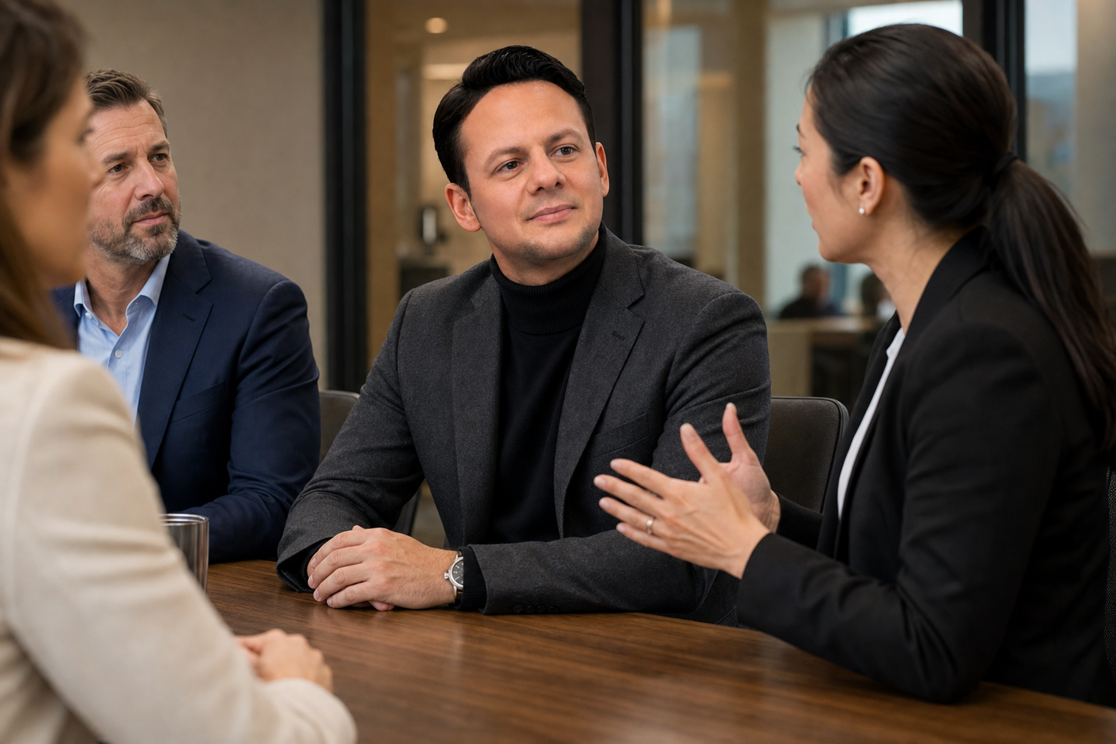 Jared Mastroianni participates in an illustrative roundtable about AI governance, operational boundaries and human review.